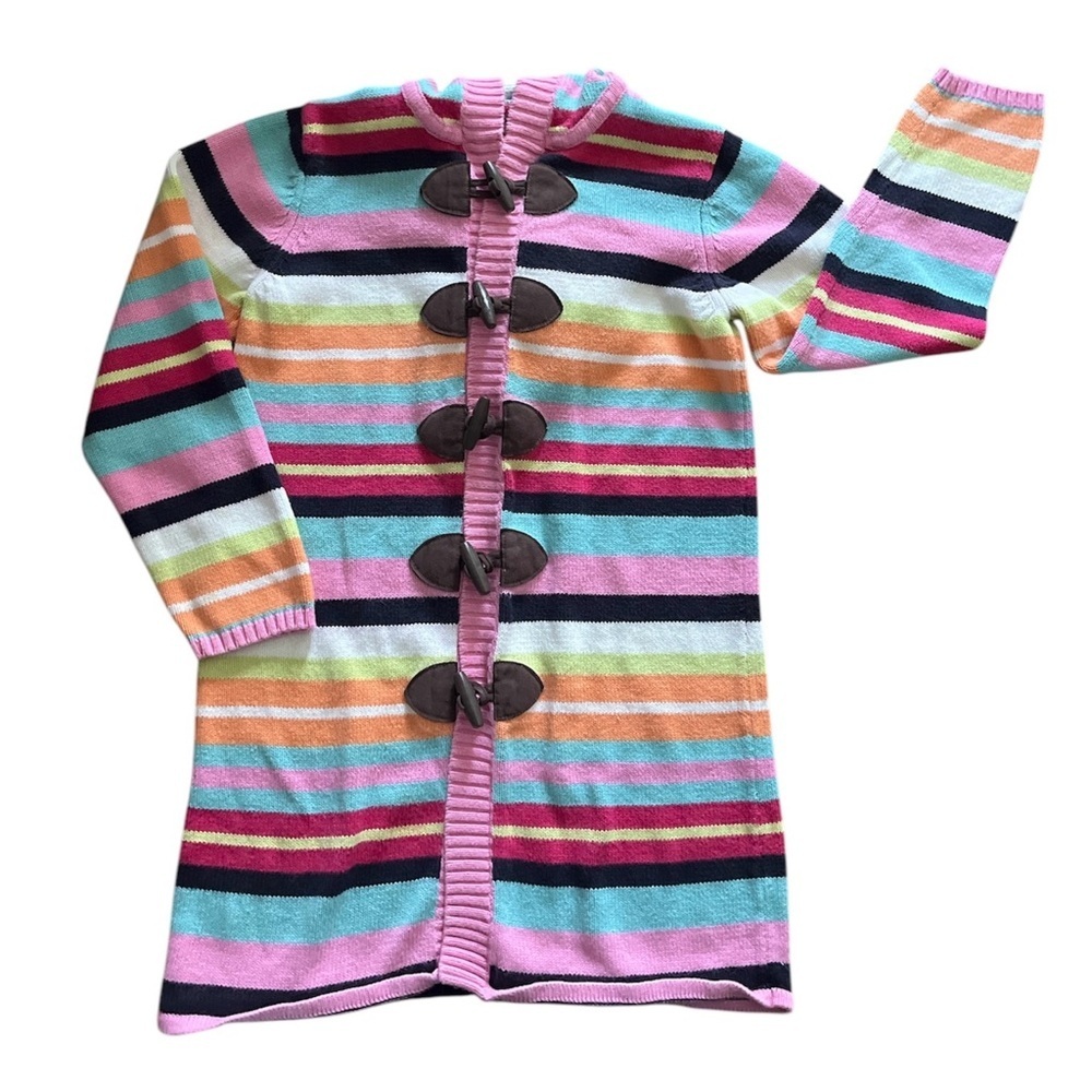 Gymboree Multicolor Striped Kids Coat